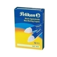 400142593-CERA MARCAD.PELIKAN BLANDA BLANCO (Cj.12 precio por 1 unidades