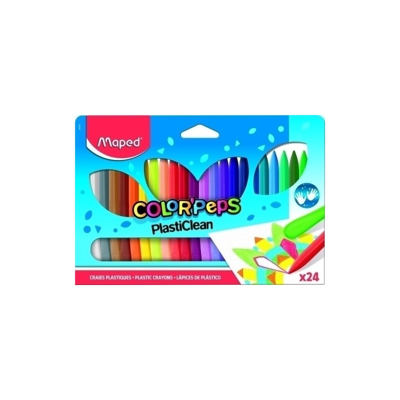 862013-CERAS MAPED PLASTICLEAN ESTUCHE DE 24 precio por 1 unidades