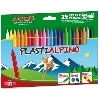 PA000024-CERAS ALPINO PLASTIALPINO CAJA DE 24 precio por 1 unidades