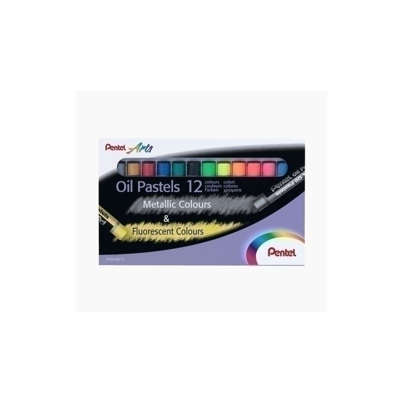 PHN-MF12-CERAS PENTEL OIL PASTEL MET/FLUOR EST. 1 precio por 1 unidades