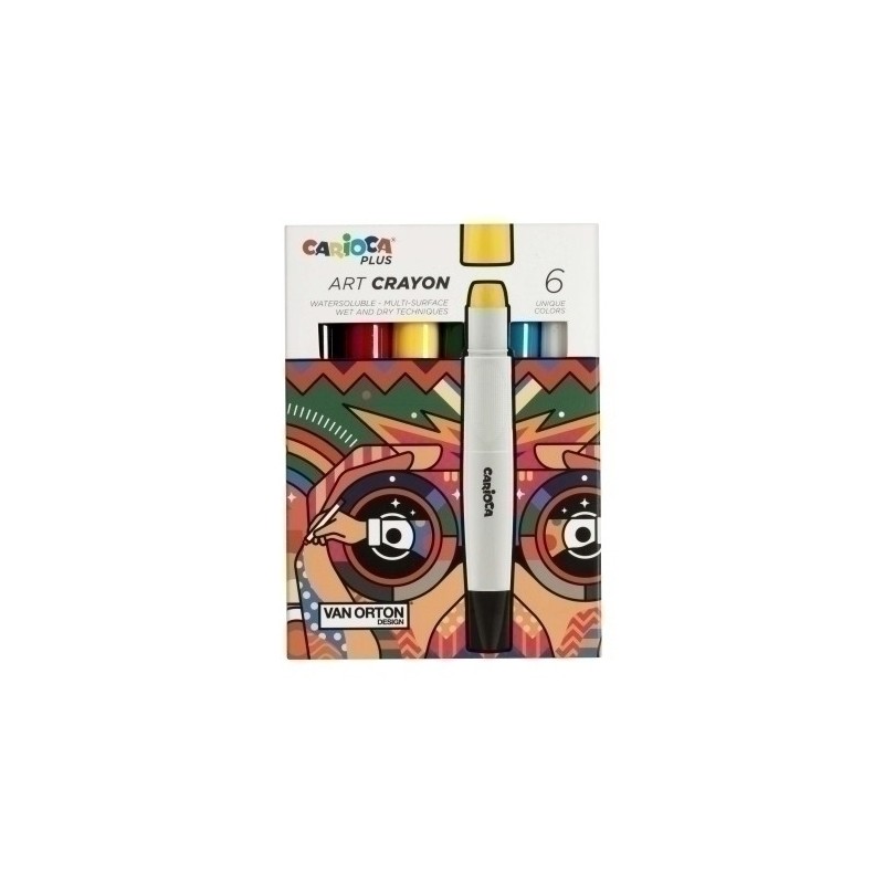 45212-CERAS PASTEL CARIOCA PLUS C/6 precio por 1 unidades
