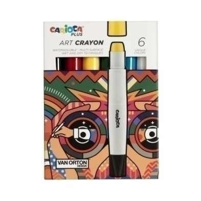 45212-CERAS PASTEL CARIOCA PLUS C/6 precio por 1 unidades