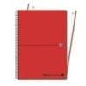 400109040-BLOCK OXF. EU.BOOK 1 PP A4 80h CD.5 ROJO precio por 25 unidades