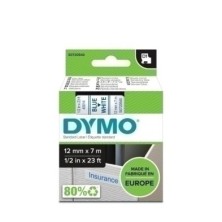 S0720540-CINTA ROT.DYMO LM D1 7m 12 AZUL s/BLANCO precio por 1 unidades