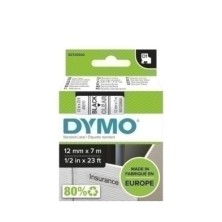 S0720500-CINTA ROT.DYMO LM D1 7m 12 NEGR.s/TRANS precio por 1 unidades