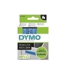 S0720560-CINTA ROT.DYMO LM D1 7m 12 NEGR.s/AZUL precio por 1 unidades