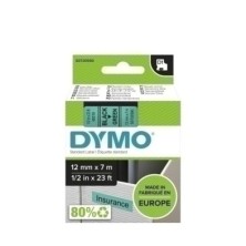 S0720590-CINTA ROT.DYMO LM D1 7m 12 NEGR.s/VERDE precio por 1 unidades