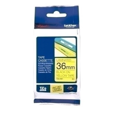 TZE-661-CINTA ROT.BROTHER LAM.8m 36 NEG.s/AMARIL precio por 1 unidades