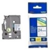 TZE-253-CINTA ROT.BROTHER LAM.8m 24 AZUL s/BLANC precio por 1 unidades