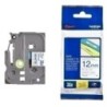 TZE-233-CINTA ROT.BROTHER LAM.8m 12 AZUL s/BLANC precio por 1 unidades