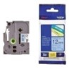 TZE-531-CINTA ROT.BROTHER LAM.8m 12 NEG.s/AZUL precio por 1 unidades
