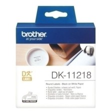 DK11218-ETIQ.BROTHER PREC.PAP.RED.Ø24mm RL.1000 precio por 1 unidades