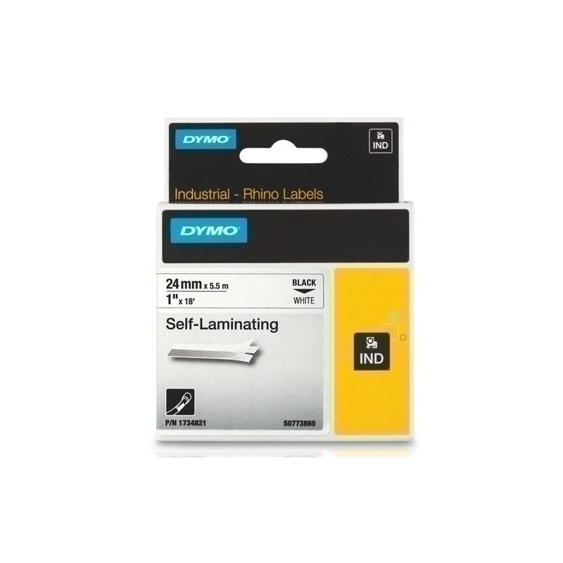 1734821-CINTA ROT.DYMO RHINO VINILO 24 BLANCO AL precio por 1 unidades