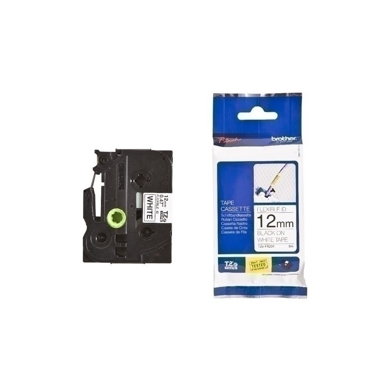 TZE FX-231-CINTA ROT.BROTHER LAM.FLEX.8m 12 NG.s/BL precio por 1 unidades