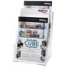 77301-PORTAFOLLETOS DEFLECT-O A4 3 COMP. CRIST precio por 1 unidades