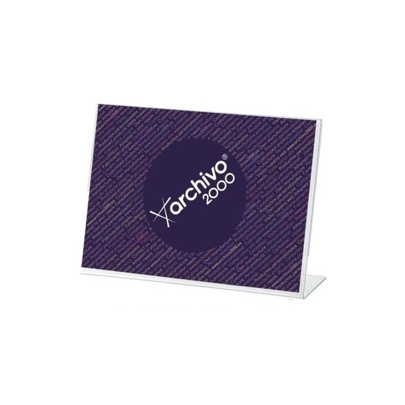 11004 CS TP-EXPOSITOR SOBR. L A4 HORIZONTAL CRISTAL precio por 1 unidades