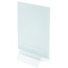 DEMC100-CLIP PORTAMENU DEFLECT-O 100 MM. TRANSPA precio por 1 unidades
