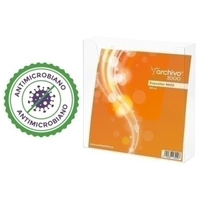 9005AM CS TP-EXPOSITOR MURAL A4 VERT.ANTIMICR.CRISTAL precio por 1 unidades