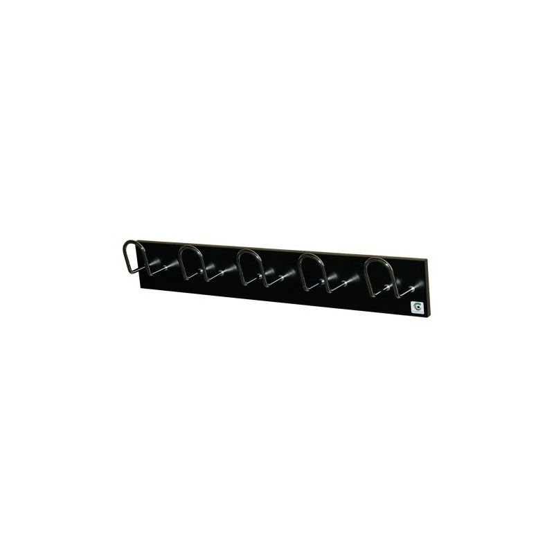 H-15 NEGRO-PERCHERO CILINDRO PARED 5 COLGADORES NEG precio por 1 unidades