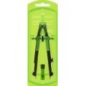 174007-COMPAS FABER CASTELL PALANCA VERDE NEON precio por 1 unidades