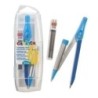 40122-COMPAS CARIOCA CON MINAS 0.5mm precio por 12 unidades