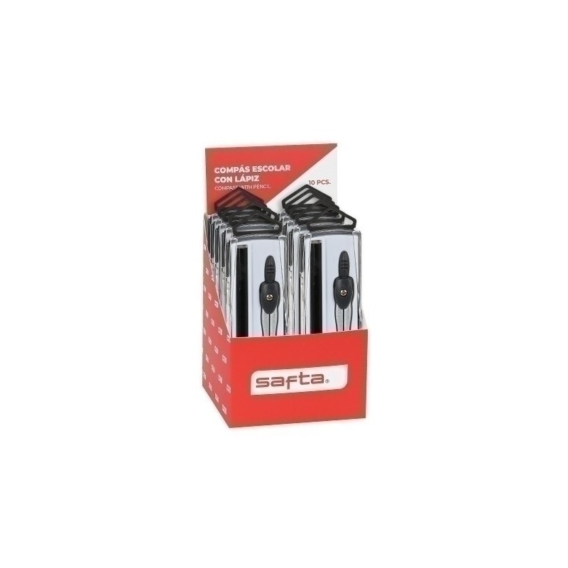 3422051061-COMPAS SAFTA ESCOLAR EXP.10 precio por 1 unidades