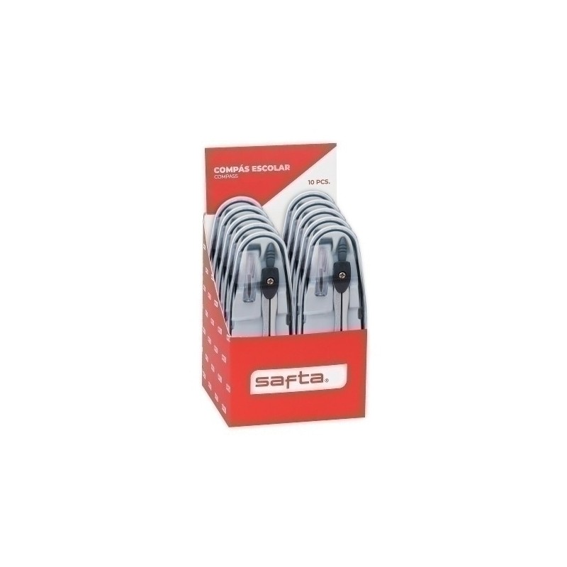 3422051062-COMPAS SAFTA ESCOLAR EXP.10 precio por 1 unidades