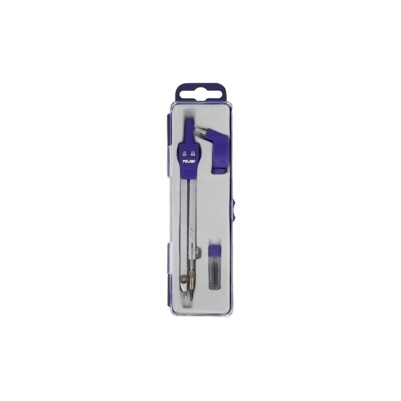 11101B-COMPAS MILAN ACID C/ADAPTADOR AZUL precio por 1 unidades
