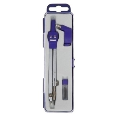 11101B-COMPAS MILAN ACID C/ADAPTADOR AZUL precio por 1 unidades
