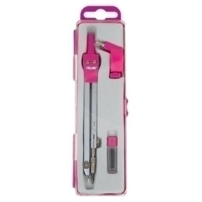 11101P-COMPAS MILAN ACID C/ADAPTADOR ROSA precio por 1 unidades