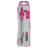 11101P-COMPAS MILAN ACID C/ADAPTADOR ROSA precio por 1 unidades