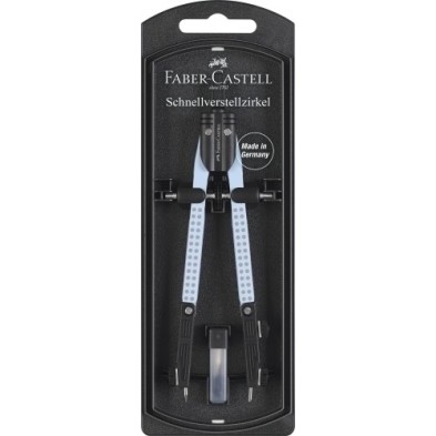 174074-COMPAS FABER CASTELL SKY BLUE precio por 1 unidades