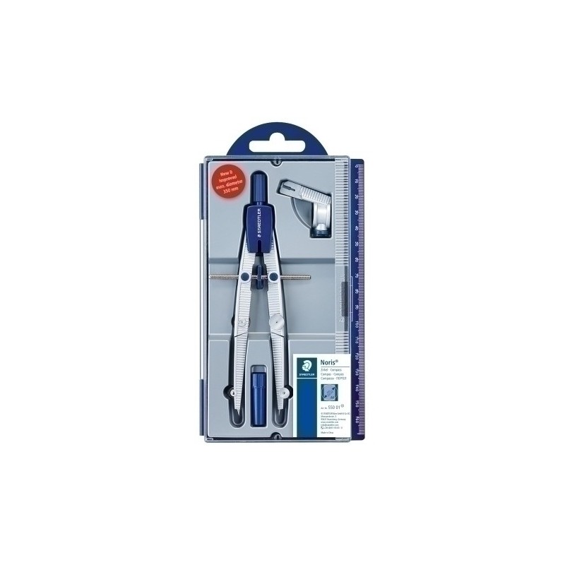 550 01-COMPAS STAEDTLER 550 01 CON APADTADOR precio por 1 unidades