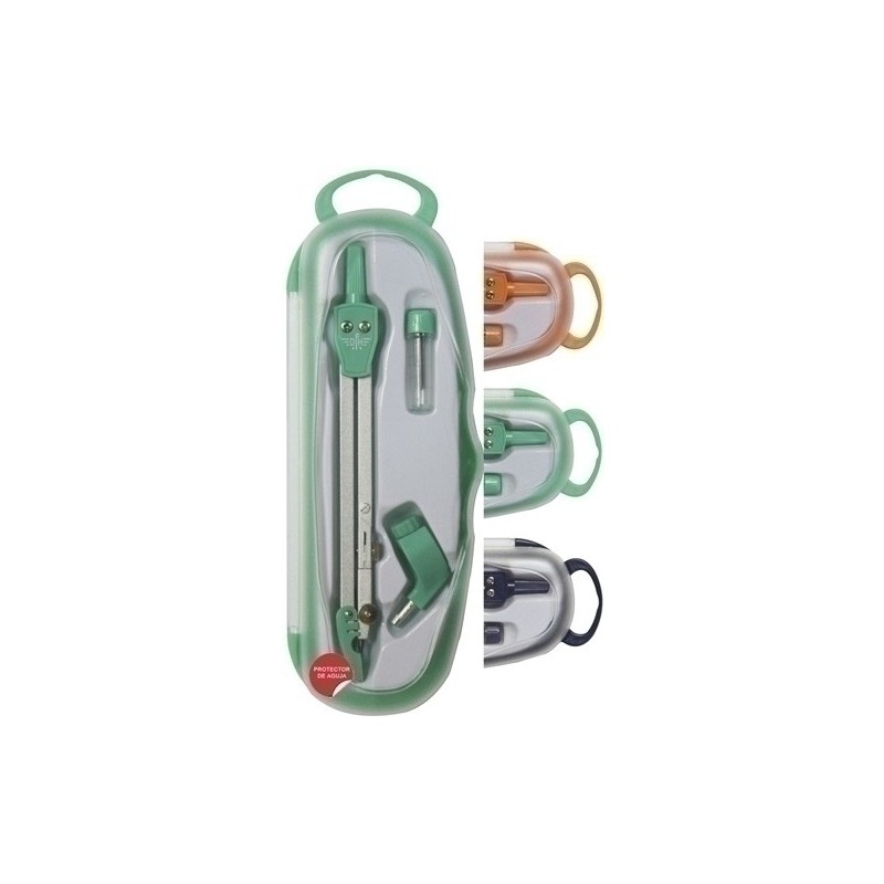802249-COMPAS ESCOLAR C/ADAPTADOR Y MINA precio por 1 unidades