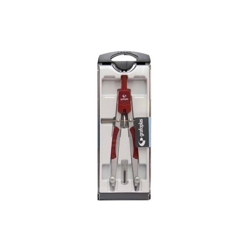 00008351-COMPAS GRAFOPLAS MICROMETRICO ROJO precio por 1 unidades