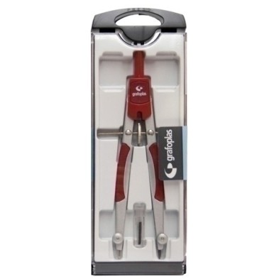 00008351-COMPAS GRAFOPLAS MICROMETRICO ROJO precio por 1 unidades