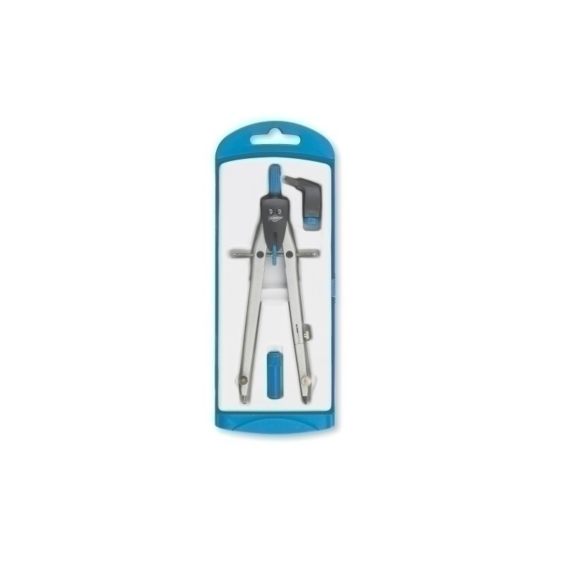 613-07-COMPAS FAIBO ESCOLAR SERIE DISEÑO AZUL precio por 5 unidades