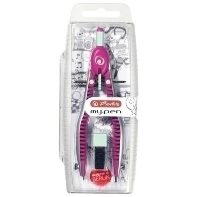 11122348-COMPAS HERLITZ MY.PEN CON BIGOTERA PURPU precio por 4 unidades