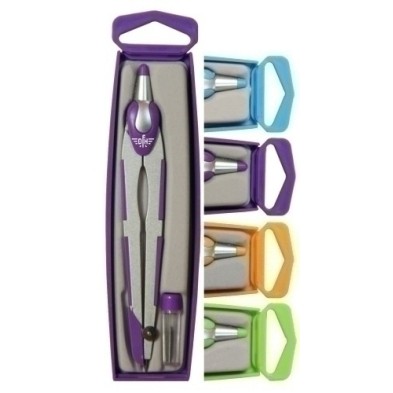 802248-COMPAS ESCOLAR PROTECTOR AGUJA SURTIDO precio por 1 unidades