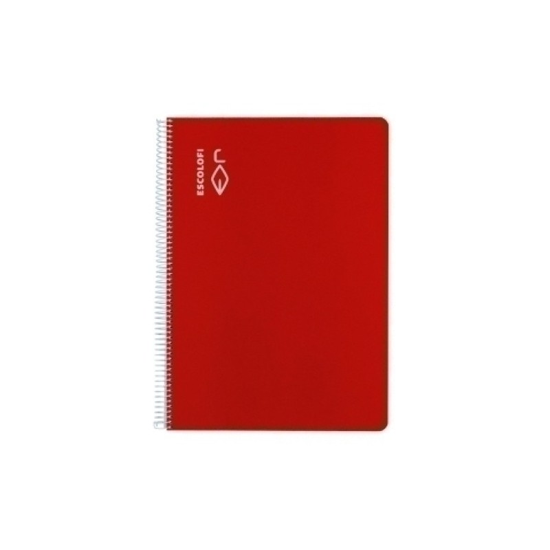 180998501-BLOCK ESCOLOFI 4º 50h CD.6 70g PT. ROJO precio por 5 unidades
