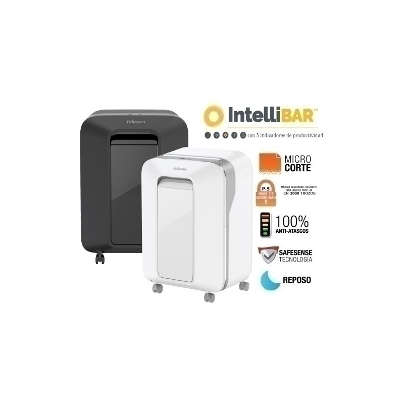 5050001-DESTRUCTORA FELLOWES LX201 NEGRA precio por 1 unidades