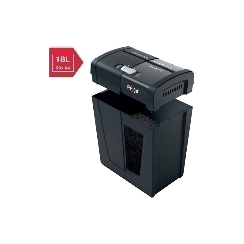 2020124EU-DESTRUCTORA REXEL SECURE X10 NEGRO precio por 1 unidades