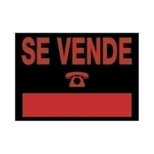 6167 NE-CARTEL ANUNCIO PVC 35x25 SE VENDE precio por 1 unidades