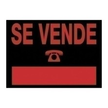 6165 NE-CARTEL ANUNCIO PVC 50x35 SE VENDE precio por 1 unidades