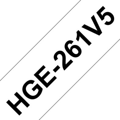 HGE261V5-CINTA ROT.BROTHER LAM.8m 36 NEG.s/BLANCO precio por 1 unidades