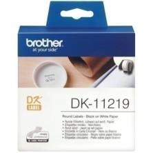 DK11219-ETIQ.BROTHER CONT.PAP. 12 mm 1200 UNID. precio por 1 unidades