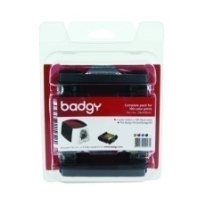 CBGP0001C-KIT CINTA BADGY 100 IMPR. + 100 TARJETAS precio por 1 unidades