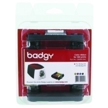 CBGR0100C-CINTA BADGY COLOR YMCKO PARA 100 IMPRESI precio por 1 unidades