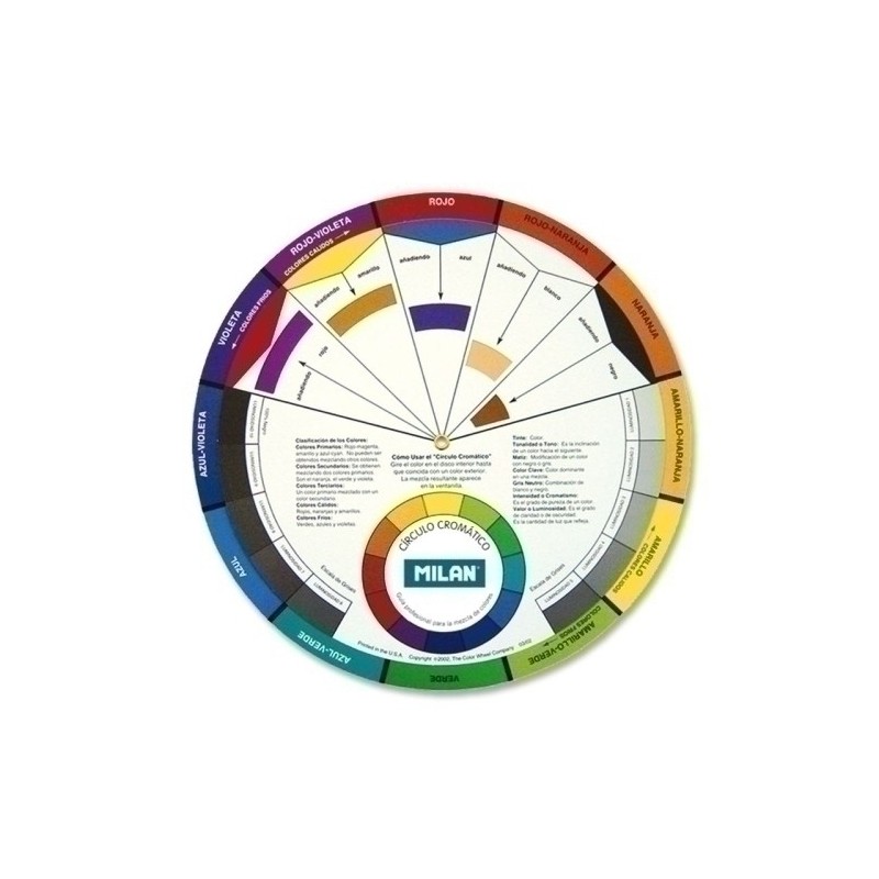 5502-CIRCULO CROMATICO MILAN Ø 23.5cm precio por 1 unidades