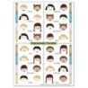 D11033-FICHAS  KLUGER EXPRESIONES FACIALES P/5 precio por 1 unidades